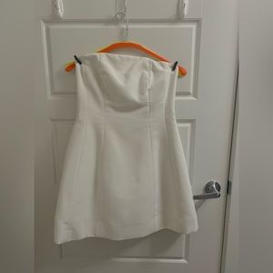 Sachin & Babi Grace Strapless Back-Bow Mini Dress